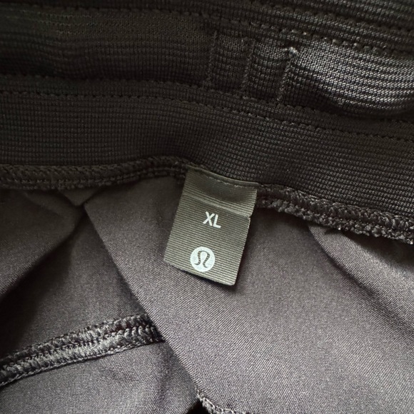 Black Large Lululemon Athletic Shorts - Picture 4 of 4